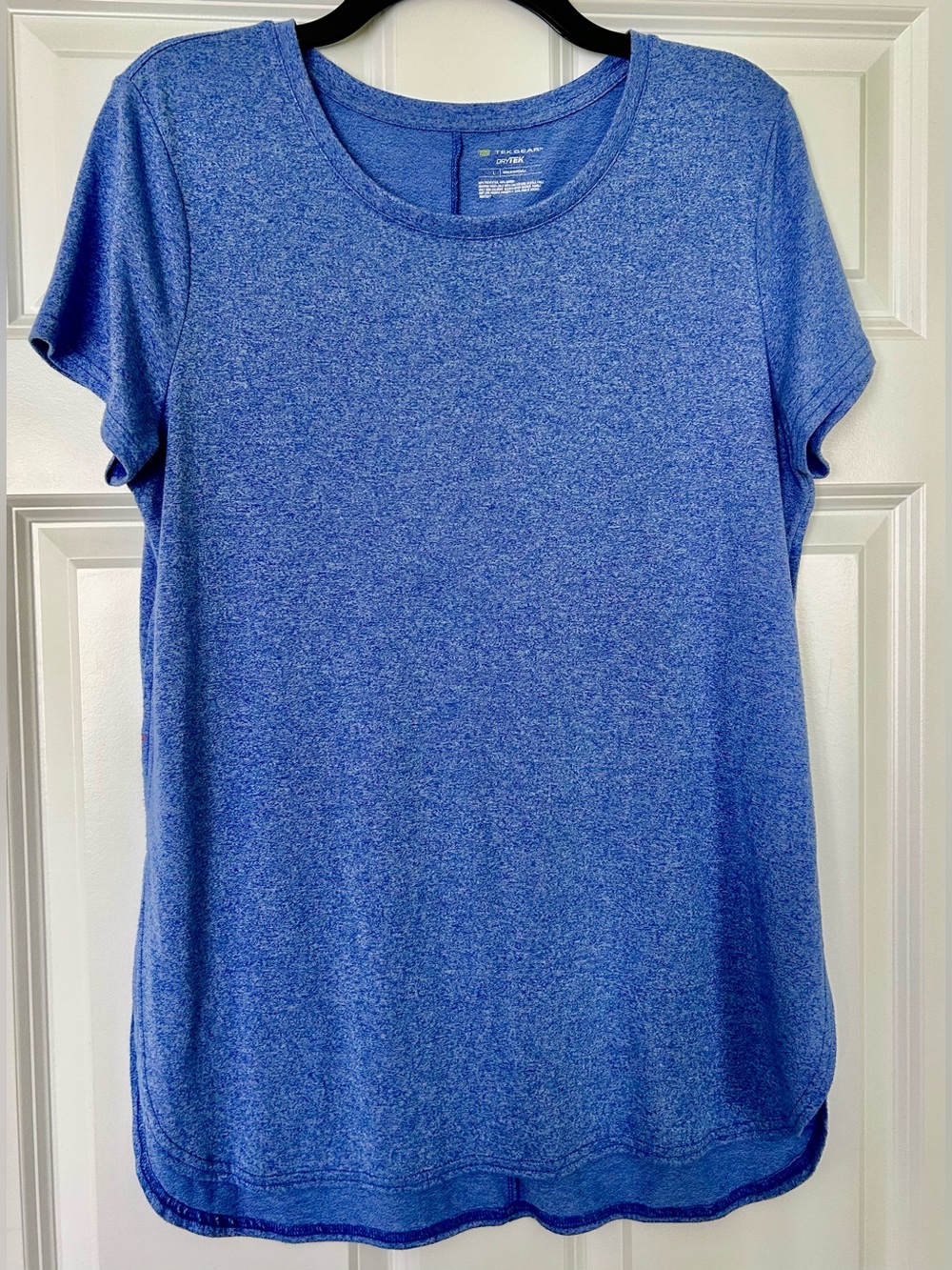 tek gear Heathered Blue Short Sleeve Crewneck Tee